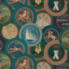 Mulberry Sporting Life Teal 095-11 Icons Wallpapers Collection Wall Covering
