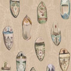 Mulberry Babouches Ivory 096-102 Icons Wallpapers Collection Wall Covering