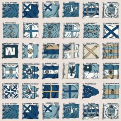 Mulberry Naval Ensigns Blue 099-101 Icons Wallpapers Collection Wall Covering