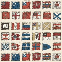 Mulberry Naval Ensigns Red / Blue 099-110 Icons Wallpapers Collection Wall Covering