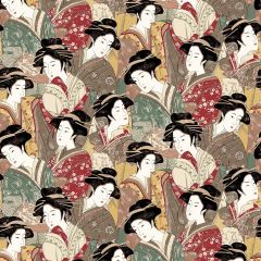 Gaston Y Daniela Matsuyama Multi Gdt1597-002 Gaston Japon Collection Multipurpose Fabric