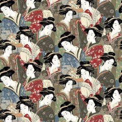 Gaston Y Daniela Matsuyama Azul Gdt1597-003 Gaston Japon Collection Multipurpose Fabric