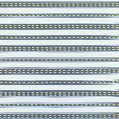 Gaston Y Daniela Kora Baby Blue Navy 5694-004 Marco Polo Indoor / Outdoor Collection Upholstery Fabric