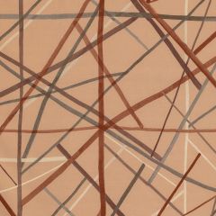 Lee Jofa Modern Simpatico Print Faded Terracotta Gwf3771-1112 VI Collection by Kelly Wearstler Multipurpose Fabric