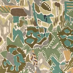 Lee Jofa Modern Chrystie Print Moss Fog 3804-311 Soho Collection Multipurpose Fabric