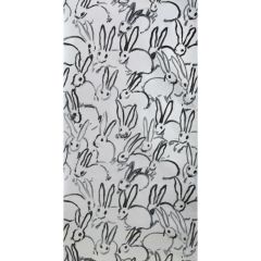 Lee Jofa Modern Hutch Silver 3413-11 Hunt Slonem For Groundworks Collection Wall Covering
