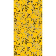 Lee Jofa Modern Hutch Yellow 3413-14 Hunt Slonem For Groundworks Collection Wall Covering