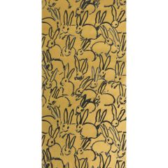 Lee Jofa Modern Hutch Gold 3413-40 Hunt Slonem For Groundworks Collection Wall Covering