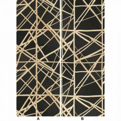 Lee Jofa Modern Channels Paper Onyx Almond 3417-811 by Kelly Wearstler Wallpapers III Collection Wall Covering