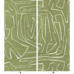 Lee Jofa Modern Graffito Fern 3501-123 by Kelly Wearstler Wallpapers V Collection Wall Covering