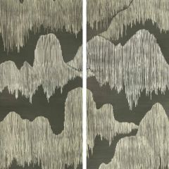 Lee Jofa Modern Cascadia Paper Noir 3715-811 by Kelly Wearstler Wallpapers IV Collection Wall Covering