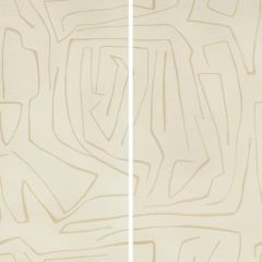 Lee Jofa Modern Graffito Ii Parchment 3720-116 by Kelly Wearstler Wallpapers IV Collection Wall Covering