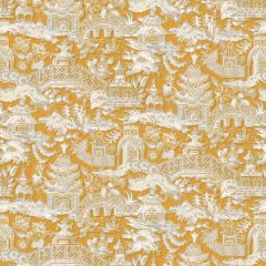 Gaston Y Daniela Marta Ocre Lct1048-001 Lorenzo Castillo VI Collection Multipurpose Fabric