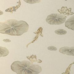 Kravet Couture Lotus Print Sandstone 16 Casa Botanica Collection Multipurpose Fabric
