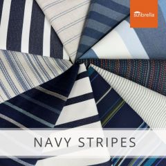 Sunbrella Sample Pack - Navy Stripes