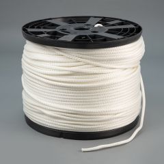 Neobraid Polyester Cord #8 - 1/4 inch by 1000 feet White