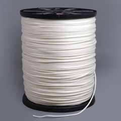Neobraid Polyester Cord #6 - 3/16 inch by 3000 feet White