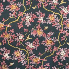 Stout Birds And Butterfly Nightfall 7820-10 Bassett Mcnab Collection Multipurpose Fabric