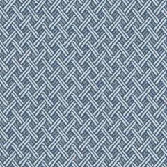Stout Announce Blue/White 1 Comfortable Living Collection Upholstery Fabric