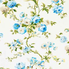 Old World Weavers Botanical Garden Porcelain Blue B0 00033506 Woodland Estate Collection Drapery Fabric