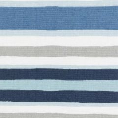 Stout Bradbury Aqua 1 Just Stripes Collection Multipurpose Fabric