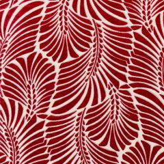 Old World Weavers Plumes Silk Velvet Cerise CN 00031523 Woodland Estate Collection Multipurpose Fabric