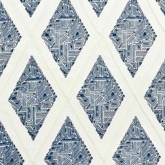 Stout Denton Indigo 3 Color My Window Collection Multipurpose Fabric