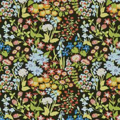 Grey Watkins Nymph Floral Black Multi GW 000316630 Folklore Collection Multipurpose Fabric