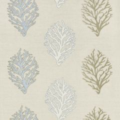 Grey Watkins Coral Reef Embroidery Sand GW 000427204 Breeze Collection Drapery Fabric