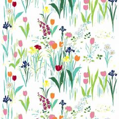 Scalamandre Guermantes White SC 000116547 Belle Jardin Collection Multipurpose Fabric