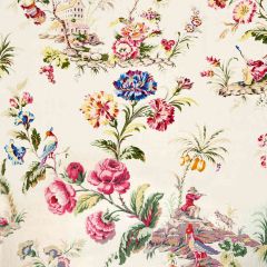 Scalamandre Somerset Linen Print Bloom SC 000116584 Jardin Collection Multipurpose Fabric