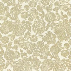 Scalamandre Elsa Linen Print Burnished Gold SC 000116606 Norden Collection Drapery Fabric