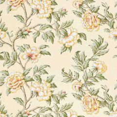 Scalamandre Peonia Linen Print Sunlight SC 000116616 Calabria Collection Multipurpose Fabric