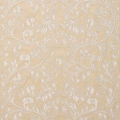 Scalamandre Chiara Embroidery Chardonnay SC 000127029 Oriana Collection Multipurpose Fabric