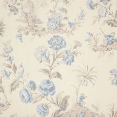 Scalamandre Somerset Silk Warp Print Porcelain SC 000216585 Jardin Collection Multipurpose Fabric