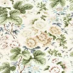 Scalamandre Highgrove Linen Print Rich Cream SC 000216595 Botanica Collection Multipurpose Fabric
