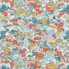 Scalamandre Dragon Dance Multi SC 000216612 Chinois Chic Collection Multipurpose Fabric