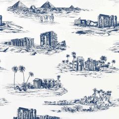 Scalamandre Cairo Toile Lapis SC 000216635 Sahara Collection Multipurpose Fabric