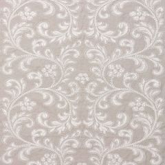 Scalamandre Chiara Embroidery Pearl Grey SC 000227029 Oriana Collection Multipurpose Fabric