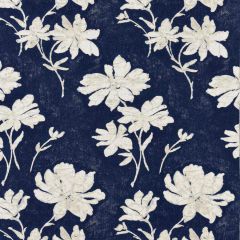 Scalamandre Flore Batik Indigo SC 000227082 Merchante Collection Multipurpose Fabric