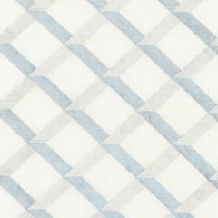 Scalamandre Lattice Embroidery Water SC 000227090 Merchante Collection Multipurpose Fabric