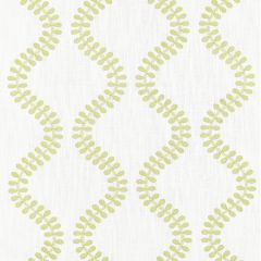 Scalamandre Foglia Embroidery Celery SC 000227127 Botanica Collection Multipurpose Fabric