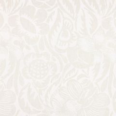 Scalamandre Deco Flower Pearl Grey SC 000227131 Botanica Collection Multipurpose Fabric