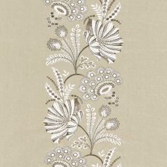 Scalamandre Annelise Embroidery Flax SC 000227162 Norden Collection Drapery Fabric