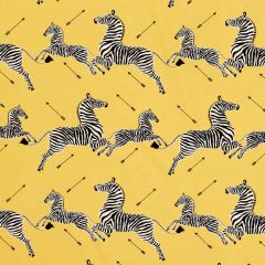 Scalamandre Zebras Petite Yellow SC 000316641 Zebras Collection Multipurpose Fabric