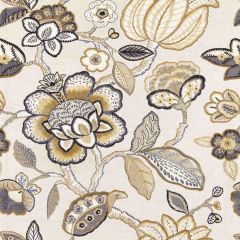 Scalamandre Coromandel Embroidery Flax SC 000327126 Botanica Collection Multipurpose Fabric