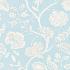 Scalamandre Kensington Embroidery Sky SC 000327151 Botanica Collection Multipurpose Fabric