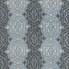 Scalamandre Sumatra Ikat Weave Indigo SC 000327167 La Boheme Collection Multipurpose Fabric