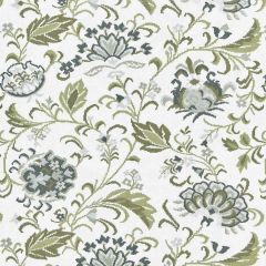 Scalamandre Delphine Embroidery Ash SC 000327173 La Boheme Collection Multipurpose Fabric