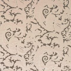 Scalamandre Palermo Velvet Paisley Pewter SC 000416565 Oriana Collection Multipurpose Fabric